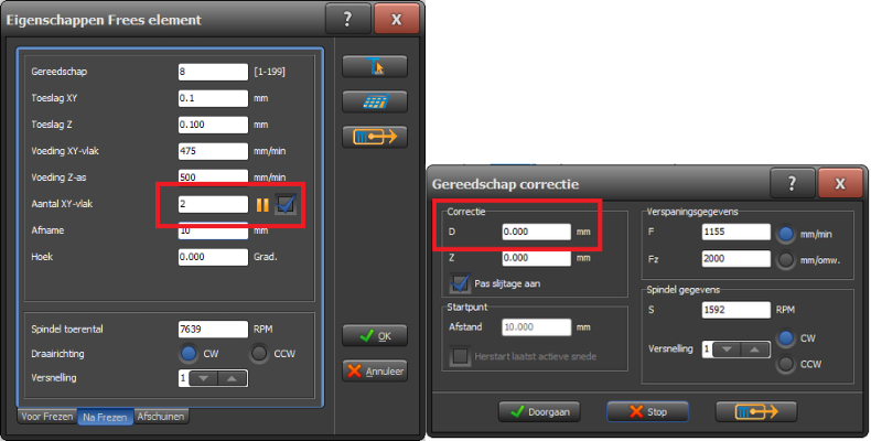 R&D Software - Besturing dialoog R&D Software - Besturing dialoog